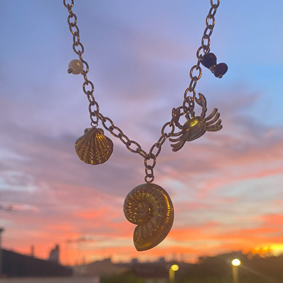 Jewelry keepsake from holiday in Prague